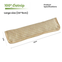 Jouet écologique pour animaux de compagnie : Coussin à chatouiller en sisal naturel et herbe à chat, résistant aux morsures, griffoir pour chats, jouets d'enrichissement pour chats, vente en gros, lot en vrac, 100% naturel