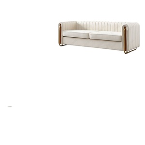 Ensemble de meubles modernes pour salon et salle à manger comprenant un canapé, un fauteuil, une table basse, des chaises rembourrées, un buffet - En stock - Product Image 3