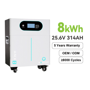 Batería LiFePO4 de 314 Ah y 25.6 V, 8 kWh, de pie, con monitoreo inteligente - Product Image 1
