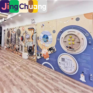 Attrezzature da gioco per parco giochi Naughty Castle, grandi e piccole, per bambini: Muro di palline, Muro di puzzle Lebao, Gioco con tubi e ingranaggi - Product Image 1