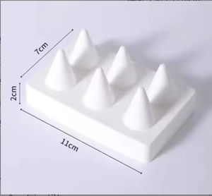 Présentoir de bague de bijoux en plâtre présentoir de bijoux de stockage d'anneau de grande capacité pour le spectacle - Product Image 1