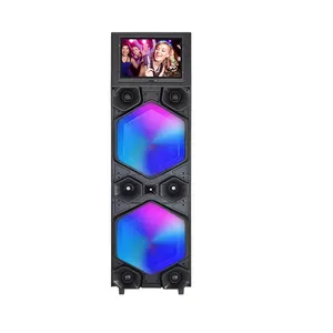 Double Horn Stage Karaoke Trolley Bluetooth-Lautsprecher