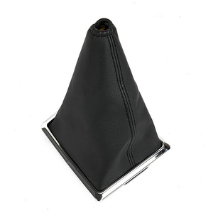 Funda protectora para palanca de cambios de coche, protección para transmisión manual estilo cuero negro para Ford Focus 05-12 - Product Image 5
