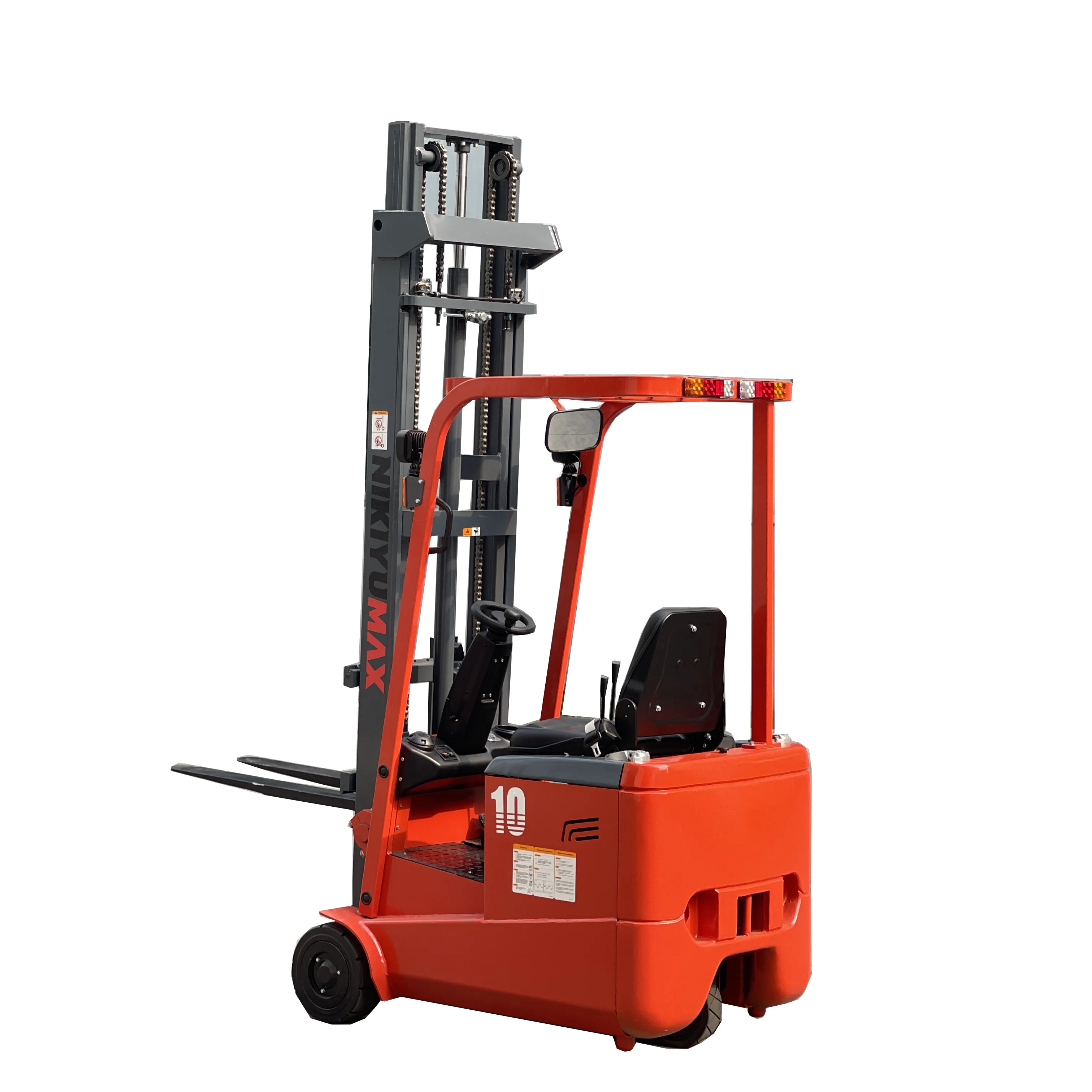 Handling equipment battery forklift 1.5 ton small electric forklift lifting height 3m full auto fork lift