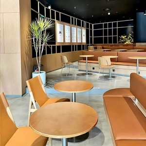 Mesas y Sillas <span class=keywords><strong>de</strong></span> Acero Inoxidable Resistentes para Restaurante, <span class=keywords><strong>Mesa</strong></span> y Sillas para Cafetería, Bar, Restaurante, Juego <span class=keywords><strong>de</strong></span> Muebles para Cafetería - Product Image 4