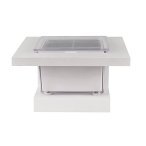 ไฟขนาด2.5x2.5นิ้วโพลีโทนกันน้ำกลางแจ้ง IP65สวนแบบวิลล่าแบบเรียบง่ายโคมไฟเสาพลังงานแสงอาทิตย์ LED พลังงานแบตเตอรี่ได้รับการรับรองจาก ROHS - Product Image 3