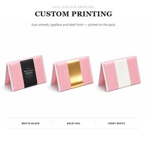 <b>Wallet</b> Tissue Pink Custom Print Matte Black Gold Foil Ivory White Facial Tissue Pocket Size Travel Pack - Product Image 1