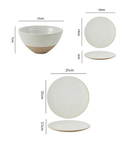 2026 High Quality Eco Friendly Blue <b>Black</b> Dual-Tone Reactive Glaze Bone China Dinnerware Set OEM/ODM Stoneware <b>Plates</b> Tableware - Product Image 2