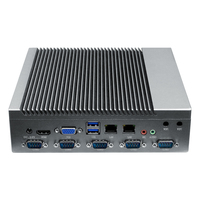 OEM ODM industrial integradas usb de la pc * 4 hdm1 com computadora de escritorio industrial mini pc sin ventilador 12v 12v