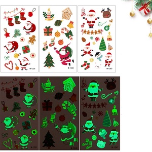 Tùy Chỉnh Sáng Giáng Sinh Hình Xăm Tạm Thời Cho Trẻ Em Stocking Stuffers Đảng Trang Trí Nguồn Cung Cấp Ủng Hộ Cho Bé Trai Cô Gái - Product Image 2