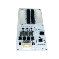 Carte de protection et de charge/décharge à port unique pour batterie LiFePO4 4S 12V 25A avec équilibrage et protection de température pour cellules LFP 3.2V