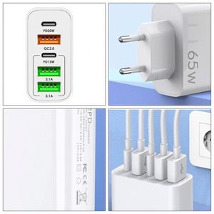USB Type C Wall <b>Plug</b> Charger Custom Logo 65W Multi Port Universal Fast Charger <b>Adapter</b> for Travel - Product Image 5