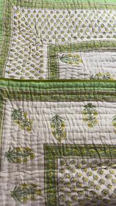 Último diseño Rajasthani bloque impreso hecho a mano de lujo cómodo Kantha edredón indio bohemio ropa de cama colcha de algodón Manta - Product Image 6