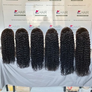 Peluca de Cabello Humano Remy con Frente de Encaje Transparente de 30 Pulgadas, Cabello Rizado, con Pelo de Bebé, 13x4, Densidad 180, Cutícula Brasileña - Product Image 2