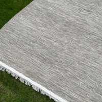 Wholesale Handmade Taupe Wool Carpets and Rugs 200x285cm Solid Greige Floor Rug Home Decor