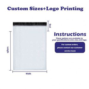 Enveloppes à bulles en polyéthylène imperméables et durables avec logo personnalisé, taille personnalisée pour l'envoi et la livraison - Product Image 2