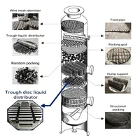 Anneau Raschig en acier inoxydable durable avec matériau 304/316L, emballage aléatoire pour support de catalyseur et lavage de gaz