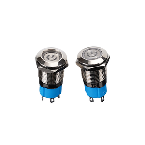 16 ، مفتاح زر IP67 1NO1NC من النحاس الأصفر ذاتي القفل ، إعادة ضبط ذاتي التزويد بالطاقة للماء ، تعديل السيارة 24 فولت - Product Image 6