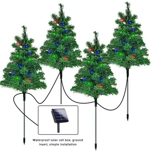 Howlighting Outdoor Waterproof IP54 LED Solar Christmas Tree Garden Lamp Christmas Festival Lights