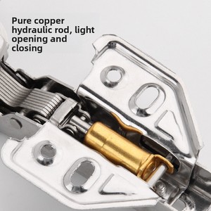 Amortiguador Hidráulico de Dos Etapas Inspirado en <span class=keywords><strong>la</strong></span> Industria Aeronáutica para Muebles de Acero, Bisagras para Gabinetes de Gimnasio y Cocina - Product Image 4