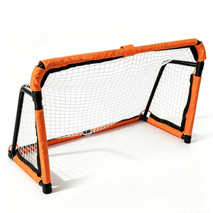 Porta da Calcio Pieghevole Portatile con Rete per Uso Interno ed Esterno, Giardino e Parco Giochi - Product Image 1