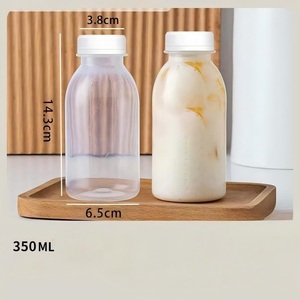Botellas Vacías de 200ml-500ml, Ecológicas, de PP, Resistentes al Calor, Aptas para Alimentos, Libres de BPA, con Tapa de Rosca, para Refrescos y Bebidas Calientes, Reciclables y Reutilizables - Product Image 4