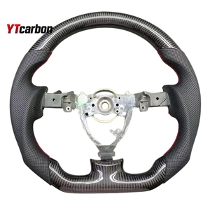 Volant de course sport personnalisé en fibre de carbone véritable YTcarbon pour Legacy STI WRX 03-09 JDM, pièces automobiles, accessoires de voiture - Product Image 3