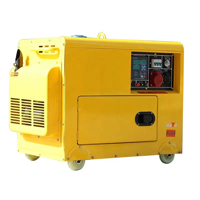 Bison Home Use Power Generator Low Noise 4KW 5kw Silent Automatic Diesel Generator