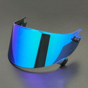 Visera de casco de motocicleta de PC multicolor para <span class=keywords><strong>Shark</strong></span> <span class=keywords><strong>GP</strong></span> RACE R PROGP | Protección UV y protector solar a prueba de viento | Visión HD Anti-Shatter - Product Image 2