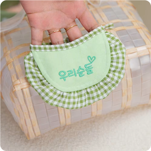 Pet Dog nước bọt khăn cổ chó tam giác khăn phụ kiện mèo ren kẻ sọc nước bọt khăn con chó con Phụ kiện chó Bandana - Product Image 3