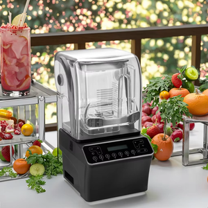 Mélangeur de smoothie de vente directe d'usine, mélangeur à moteur silencieux avec couvercle sous <span class=keywords><strong>vide</strong></span>, disjoncteur mural multifonction électrique - Product Image 1