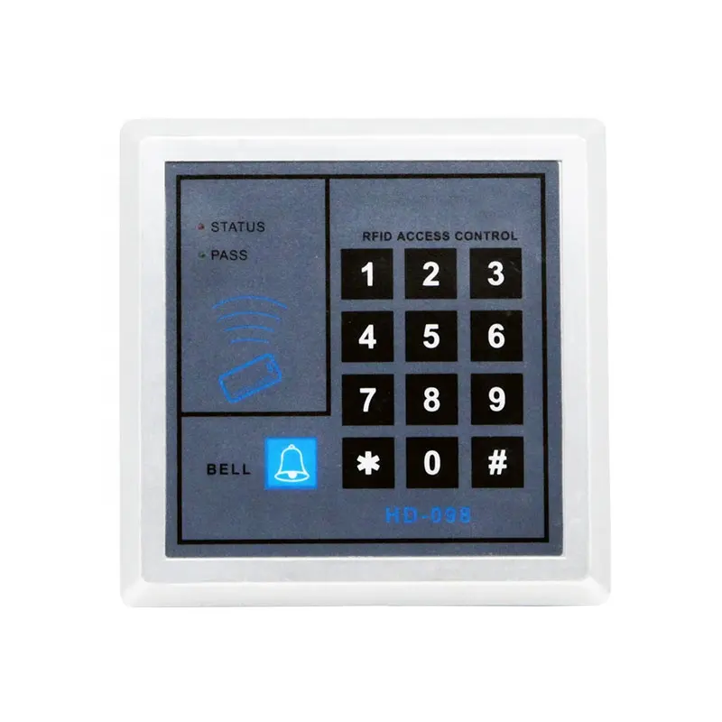 Bağımsız kapı Rfid erişim kontrolü su geçirmez kapı giriş güvenlik sistemi kart tuş takımı