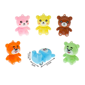 Coche de Juguete de Fricción con Modelo de Oso de Dibujos Animados para Niños, Coche de Juguete Pequeño para Niños, Cápsula Sorpresa de 75 mm - Product Image 1
