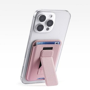 Universal PU leather folding magnetic mobile phone holder card bag wallet adjustable stand <b>portable</b> support bracket wholesale - Product Image 2