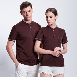 Logo personalizzato Chef Polo maniche corte cucina Chef cucina uniforme Unisex ristorante e <span class=keywords><strong>Bar</strong></span> Chef magliette <span class=keywords><strong>da</strong></span> <span class=keywords><strong>lavoro</strong></span> <span class=keywords><strong>abiti</strong></span> - Product Image 3