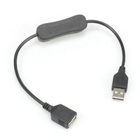 Cable DE DATOS USB 2,0 de PVC estándar con interruptor para PC