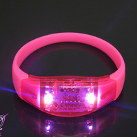 Vente chaude Bar Mariage Ambiance Festive Célébration Vibration Activée Par La Voix Clignotant LED Bracelet De Haute Qualité
