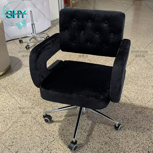 Hot hiện đại tiệm hớt tóc có thể điều chỉnh xoay cắt tóc Styling ghế Nail Spa y tế móng chân thợ cắt tóc Thẩm mỹ viện phân với bánh xe - Product Image 3