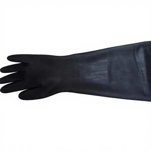 Guantes Industriales de Látex de Goma XL con Mangas Extra Largas, Resistentes a Químicos, Impermeables y con Función Antiácida - Product Image 2