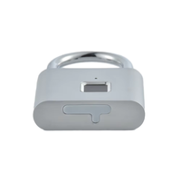 Serrure de porte électronique rechargeable par USB, intelligente, biométrique, sans clé, tactile, extérieure, étanche, en métal, avec lecteur d'empreintes digitales