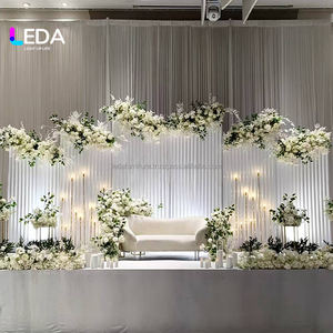 Decoración de Boda LEDA, Fondo de Flores Artificiales, Pared Floral, Fondo de Flores Artificiales para Fiesta de Bodas - Product Image 4