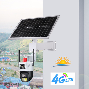 Caméra PTZ solaire 4G avec zoom optique 10x, double objectif 4K, 8MP, éclairage extérieur, suivi automatique des personnes, alarme GSM - Product Image 2