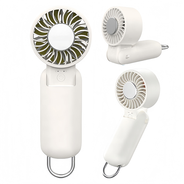 2000Mah  Battery Capacity Handheld Turbo Fan Working 2-7 Hours Cooling Mode 5 Setting Electric Fan Mini Handheld Cooling Fan