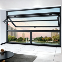 Ventanas inteligentes de vidrio transparente templado hueco eléctrico para el hogar, las ventanas de elevación inteligentes