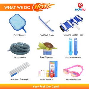 คราดสระว่ายน้ำกลางแจ้งอุปกรณ์ทำความสะอาดสระว่ายน้ำภายนอก - Product Image 6