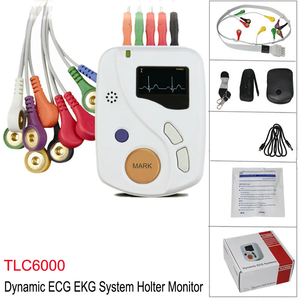 Pour TLC6000 <span class=keywords><strong>24h</strong></span> dynamique <span class=keywords><strong>ECG</strong></span> <span class=keywords><strong>Holter</strong></span> 12 canaux réutilisable chien <span class=keywords><strong>Holter</strong></span> <span class=keywords><strong>ECG</strong></span> analyseur - Product Image 3