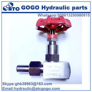 14mm SS304 एकल-सिर वेल्डेड पाइप आंतरिक तार सुई वाल्व J21W-160P दबाव नापने का यंत्र वाल्व पुरुष धागा महिला धागा - Product Image 3