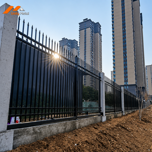 Anti Rust Steel Fence Panel Galvanized Electrophoretic Coated Security Fencing for Villa Courtyard Project, Bulk Supply - Product Image 1