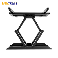 Soporte de Pared Universal para TV LCD de 32-65 Pulgadas, con Capacidad de Carga de 45 kg, Movimiento Completo, Extensión de Largo Alcance, Inclinación y Giro, VESA 400 400, Articulado de Acero