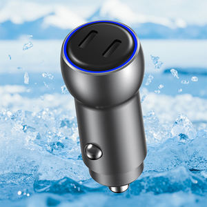 Cargador de coche multipuerto de 72W de alta potencia con carga rápida 3.0, puerto dual tipo C, construcción de aleación de zinc, encendedor de cigarrillos, carga rápida. - Product Image 3